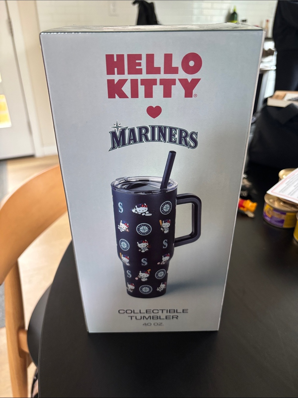 Hello Kitty Seattle Mariners Tumbler NEW In Box